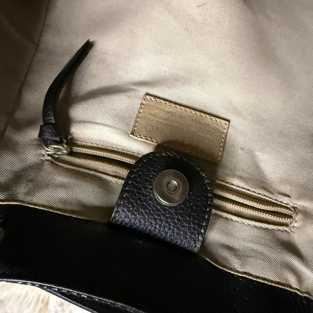 Valentino Python Embossed Leather Shoulder Bag Br… - image 8